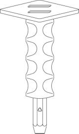 Fixpin Setzeisen schwarz, 20 x 170 DQ Produktbild