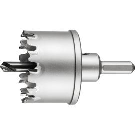 Hartmetall Lochschneider/-Lochsäge Ø 55x35 mm Schaft-Ø 10mm Schnitttiefe 32 mm universal Produktbild