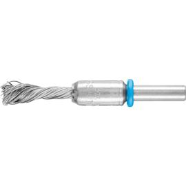 Pinselbürsten gezopft, SINGLETWIST, INOX-TOTAL, mit Schaft Produktbild