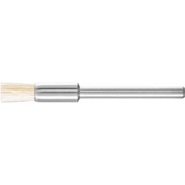 PFERD TOOLS Miniatur-Pinselbürste PBU Ø5 mm Schaft-Ø3 mm weiße Schweineborste Produktbild