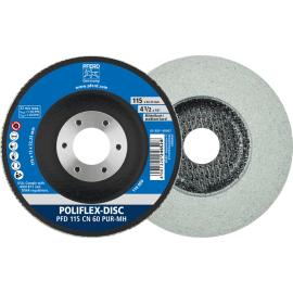 PFERD TOOLS Poliflex Disc PFD Ø 115x14 mm Bohrung-Ø 22,23 mm Bindung PUR Mittelhart SIC60 Produktbild