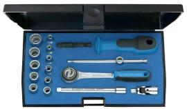 GEDORE D 20 EMU-3 Steckschlüssel-Satz 1/4" 17-teilig UD-Profil 4-13 mm Produktbild