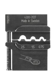 GEDORE 8140-04 Modul-Einsatz für unisolierte Kabelschuhe 0,75/1,5/2,5 Produktbild