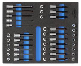 GEDORE 2005 CT2-TX 30 Steckschlüssel-Satz 3/8" in Check-Tool-Modul, 52-teilig Produktbild