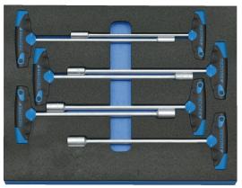 GEDORE 2005 CT2-2133 T Steckschlüssel-Satz in Check-Tool-Modul, 7-teilig Produktbild