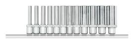 GEDORE R41008012 Steckschlüssel-Satz 1/4" 6-kant +Leiste 12-teilig Produktbild