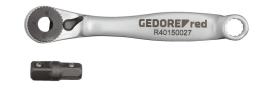 GEDORE R40150027 Bit-Knarre Links/Rechts. 1/4 91 mm RSW6°+Adapter Produktbild