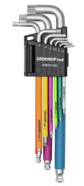GEDORE R36601009 Winkelschraubendr.Satz 6kt 1.5-10mm 9tlg Produktbild