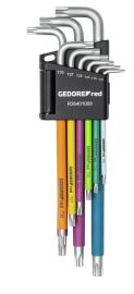 GEDORE R36401009 Winkelschraubendr.Satz TX T10-T50 9tlg Produktbild