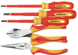 GEDORE R39002005 VDE-Werkzeugsatz 2xZange+PH+SL 5-teilig Produktbild