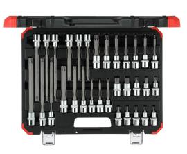 GEDORE R68003032 Schraubendrehereinsätze 1/2 TX 32-teilig Produktbild