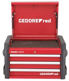GEDORE R20240003 Werkzeugtruhe WINGMAN 3 Schubladen 446x724x470 mm Produktbild