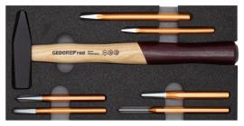 GEDORE R22150019 Hammer-/Meißelsatz 2/6 CT-Modul 7-teilig Produktbild