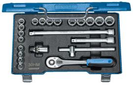 GEDORE 30 HMU-10 Steckschlüssel-Satz 3/8" 22-teilig 6-kant 6-22 mm Produktbild