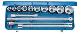 GEDORE 32 EMZ Steckschlüssel-Satz 3/4" 14-teilig 6-kant 22-50 mm Produktbild