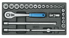 GEDORE 1500 ES-30 Steckschlüssel-Sortiment 3/8" in 1/3 ES-Modul Produktbild