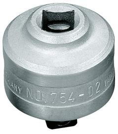 GEDORE 754-12 Aufsteckknarre 1/2" links Produktbild