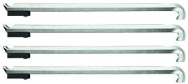 GEDORE 1.29/45 Abzughaken-Satz, 4-teilig, 226 mm, mit Abstandshaltern Produktbild