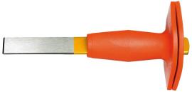 GEDORE 104 HS Schlitzmeißel flachoval, mit Handschutz 240x26x7 mm Produktbild