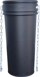 Schuttrutsche schwarz 1,1m müba Produktbild
