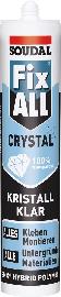 Fix ALL CRYSTAL 290ml glasklar SOUDAL FIX ALL Produktbild