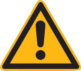Warnschild, Allgemeines Warnzeichen Produktbild