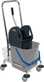 SPRINTUS Einfachfahreimer chrom 1x 27l mit Presse Produktbild