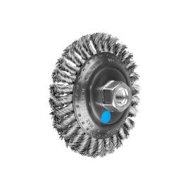 PFERD TOOLS Kegelbürste gezopft KBG Ø 125x15 mm M14 Edelstahl-Draht-Ø 0,50mm Winkelschleifer Produktbild
