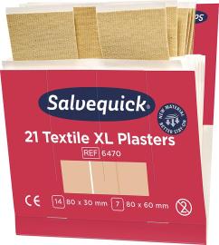 SALVEQUICK Pflasterabschnitt Salvequick Refill6470 elastisch 21 Stück Produktbild