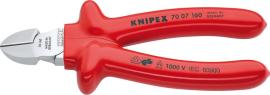 Seitenschneider verchromttauchisoliert 180mm KNIPEX Produktbild