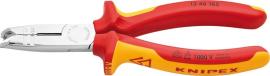 Abmantelungszange VDE mit2-Komponenten-Griffen 165mm qmm KNIPEX Produktbild