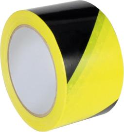 PVC-Warnmarkierungsband 60mmx66m gelb/schwarz selbstklebend Gerlinger Produktbild