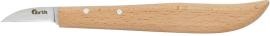 FORTIS Entgrat-/ Kerbschnitzmesser 140mm mit Holzheft Produktbild