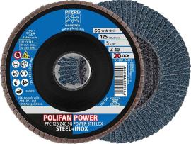 X-LOCK-Fächerschleifscheibe POLIFAN Z SG POWER STEELOX Produktbild