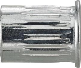 GESIPA Blindnietmutter Light Weight Kleinkopf M6x9x10,5mm Stahl gerändelt Produktbild