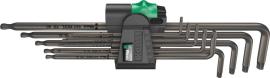 WERA Winkelschraubendrehersatzlang Kugelkopf TX T8-T40 9-teilig Produktbild