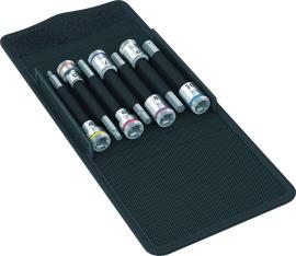 WERA Schraubendrehereins-atz-Garnitur Zyklop 3/8" Haltefunktion 6-kant 4-1-0mm lang 7-teilig Produktbild