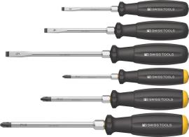 Schraubendreher-Satz 6-teilig Schlitz/PH Schlagkappe PB SwissTools Produktbild