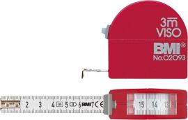 Taschenbandmass m.Sichtfür 3mx16mm m.Zirkel BMI Produktbild