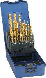 Spiralbohrer-Satz in Kunststoffkassette, HSS, Typ N, DIN 338, TiN-beschichtet, FORUM Produktbild