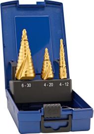 StufenbohrerSatz HSSspirg.TiN 4-30,00mm FORUM Produktbild