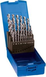Spiralbohrer-Satz in Kunststoffkassette, HSS Co5, Typ Ti, DIN 338, Oberfläche blank, FORUM Produktbild