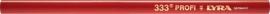 Zimmermanns-Bleistift 333oval rot 30cm LYRA Produktbild