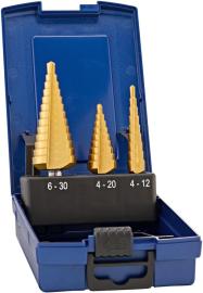 UniversalStufenbohrerSatz HSS 4-30,00mm TiN FORUM Produktbild