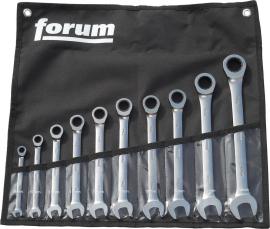 FORUM Ringratschenmaulschlüsse-lsatz gerade 8-24mm 10- teilig Produktbild
