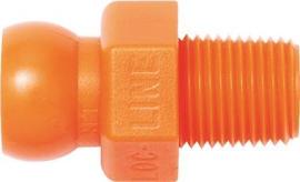 Anschlussnippel 4-teilig für Kühlmittelschlauch R1/8" LOC-LINE Produktbild