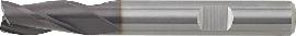 Vollhartmetall-Schaftfräser, Schaft HB, 3 Schneiden, 30°, TiAIN-beschichtet Produktbild