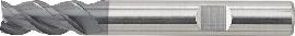 VHM-Schaftfräser, lang, 3 Schneiden, 45°, TiAIN-beschichtet Produktbild