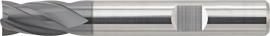 Vollhartmetall-Schaftfräser – kurz, 4 Schneiden, TiAIN-beschichtet Produktbild