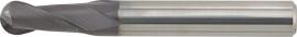 Vollhartmetall-Radiusfräser – kurz, Typ N, Werksnorm, VHM, Oberfläche TiAlN-beschichtet Produktbild